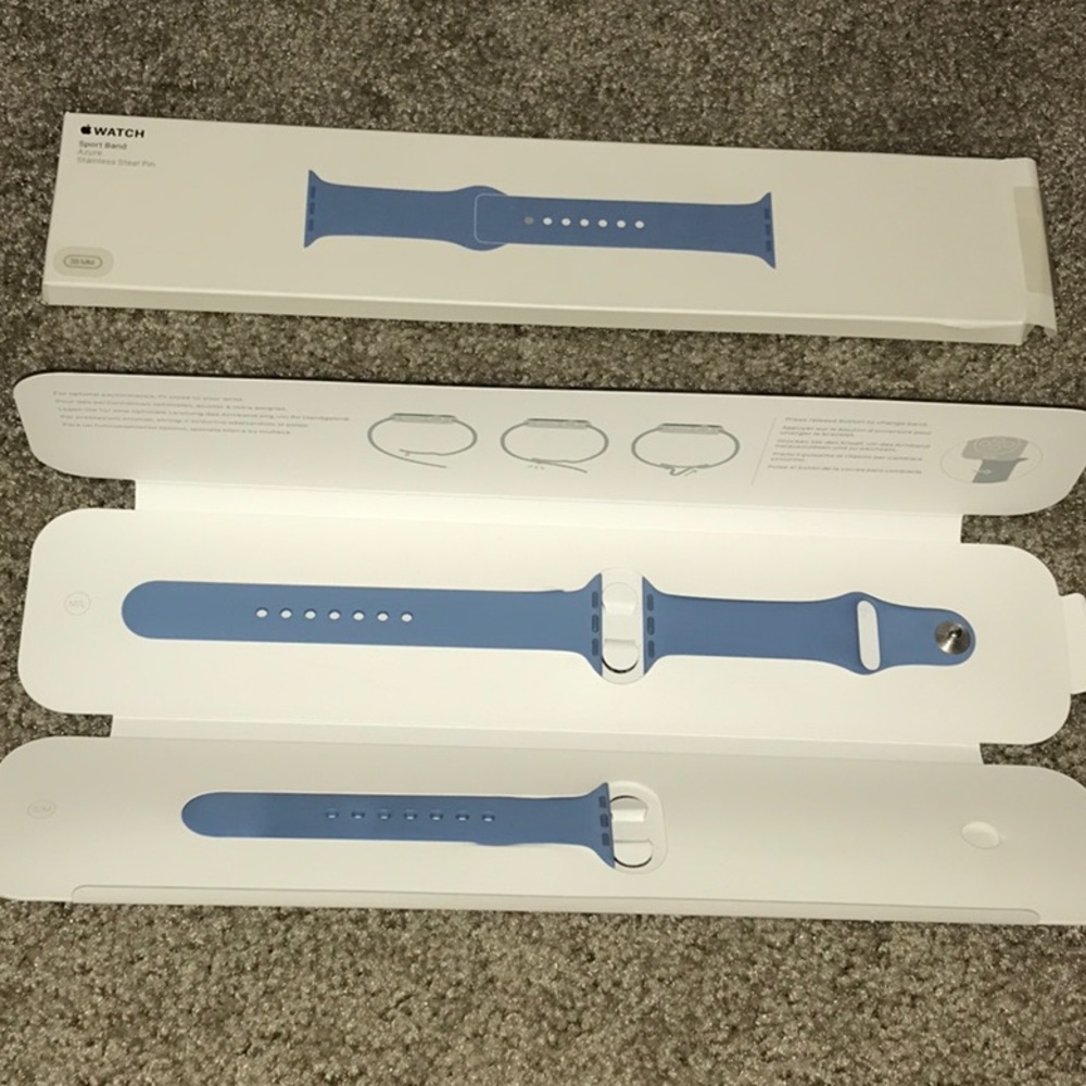 Apple Watch 38mm Azure Sport Band